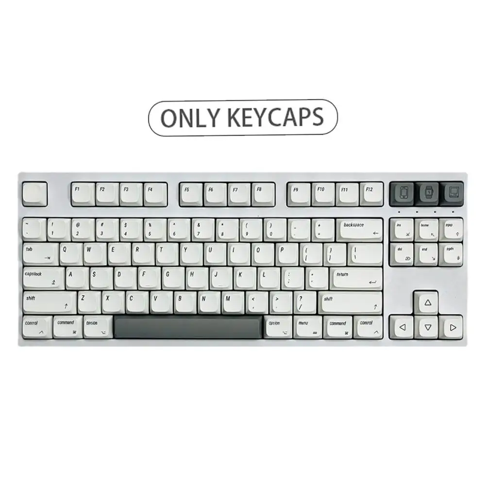 127 키 Xda Pbt 키캡, 영어, 일본어, 러시아어, 한국어 염료 승화 키캡, 체리 Mx DIY 기계식 키보드 A5l6