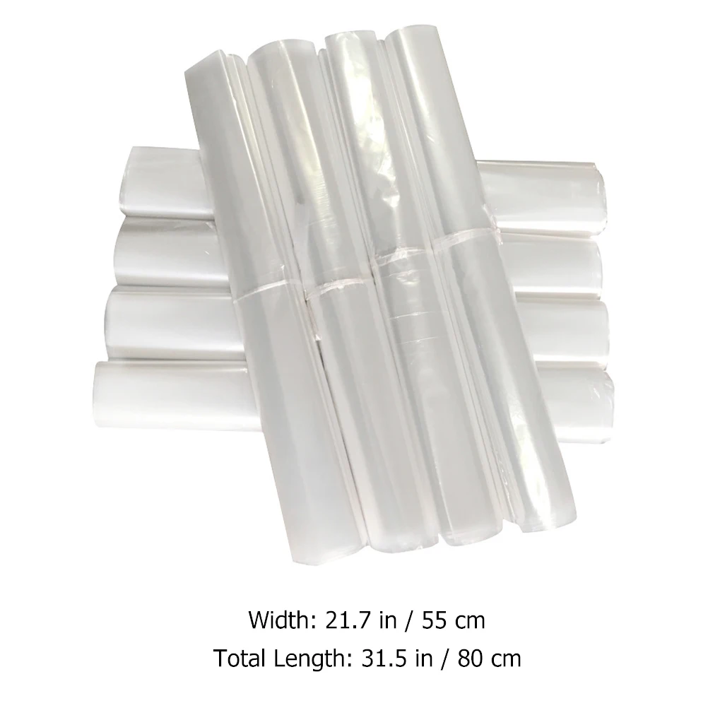 60Pcs Dry Cleaning Bag Clothes Dust Cover Coat Dust Bag Cleaner Dry Cleaner Clothes Dust Cover Suit Dust Bag Hanging Bag 2