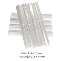 60Pcs Dry Cleaning Bag Clothes Dust Cover Coat Dust Bag Cleaner Dry Cleaner Clothes Dust Cover Suit Dust Bag Hanging Bag 2