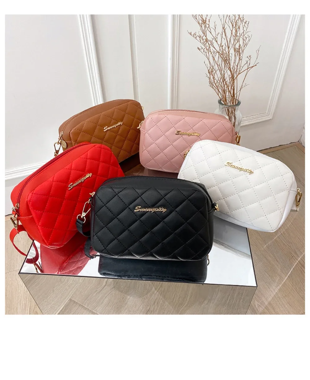 Diamond Quilted Tassel Crossbody