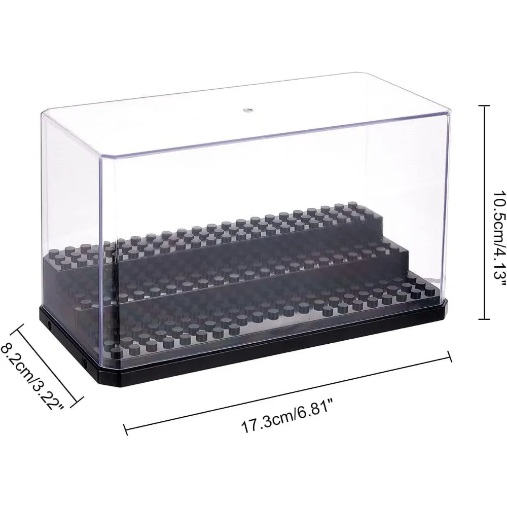1 Box Acrylic Minifigure Display Case for Cube Models Gifts Storage