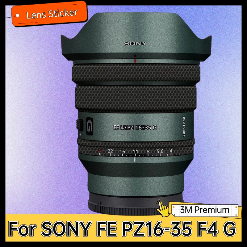 

Для SONY FE PZ16-35 F4 G наклейка на корпус объектива Защитная Наклейка на кожу виниловая пленка защитное покрытие против царапин