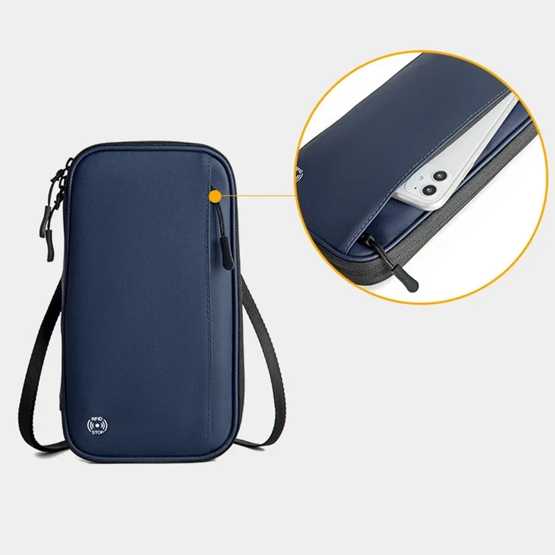 Durable & Waterproof RFID Travel Document Organizer and Passport Protector