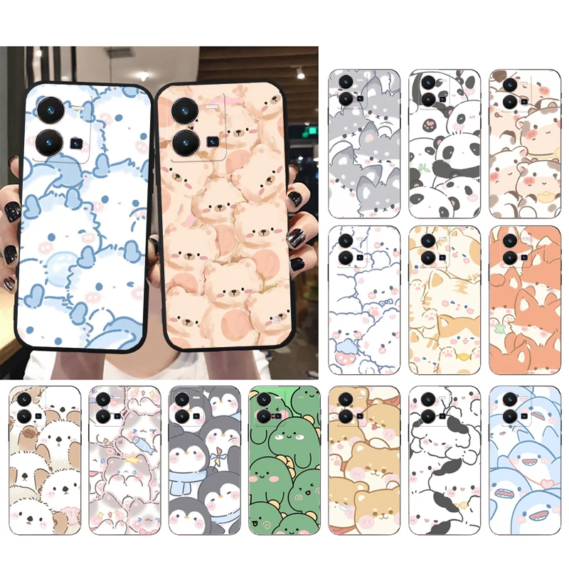 

Baby Animal Dog Panda Case For VIVO V17NEO Y95 Y91 Y93 Y5S U3 V20SE V21E Y21 Y31 Y35 Y11 Y10 Y19 Y12 Y15 Y17 Y72 Y52 Y70 Y75