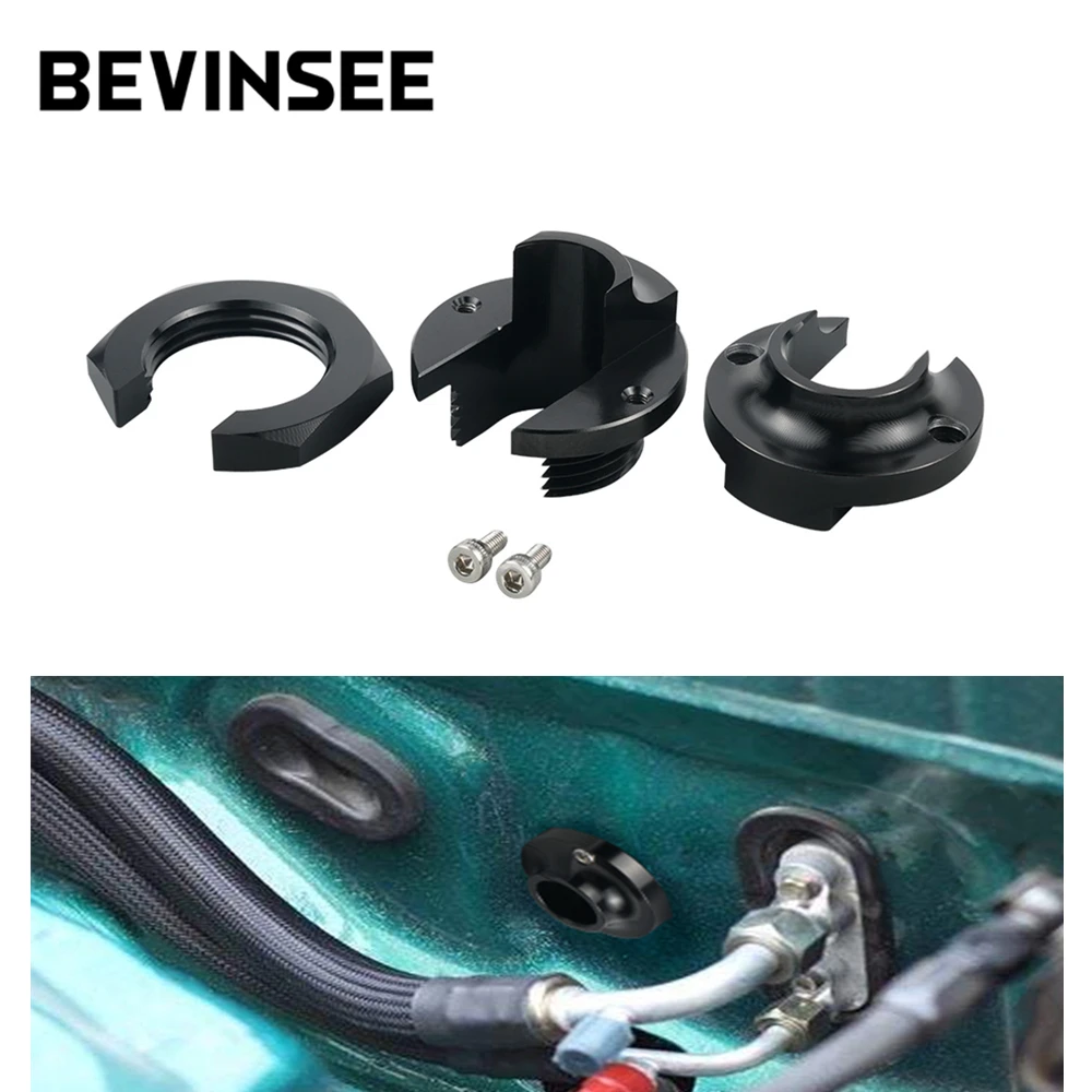 

Анодированная втулка для брандмауэра NiceCNC для Honda Civic Acura Integra EG EK EF DC2, алюминиевый сплав от 1,05 до 1,25 дюйма