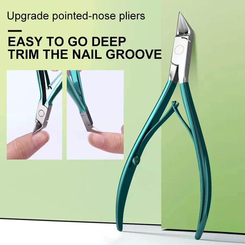 Toe Nail Clipper Nail Clippers Cuticle Nipper Nail Cutter Ingrown Toenail Scissors Dead Skin Removal Stainless Steel Pedicure Tool