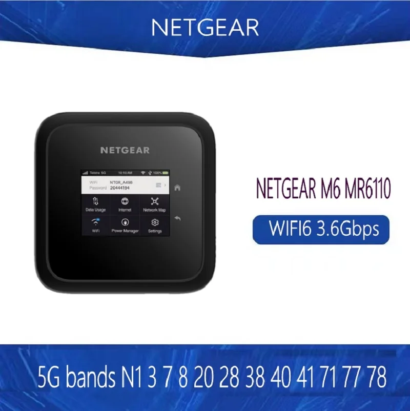NetgearNighthawkM6MR61101S4MES5G2900MbpsWiFi6Upto3600Mbps