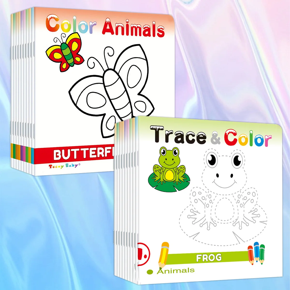 Children's Handwriting and Drawing Activity Book Set - 10 Fun & Educational Coloring Books