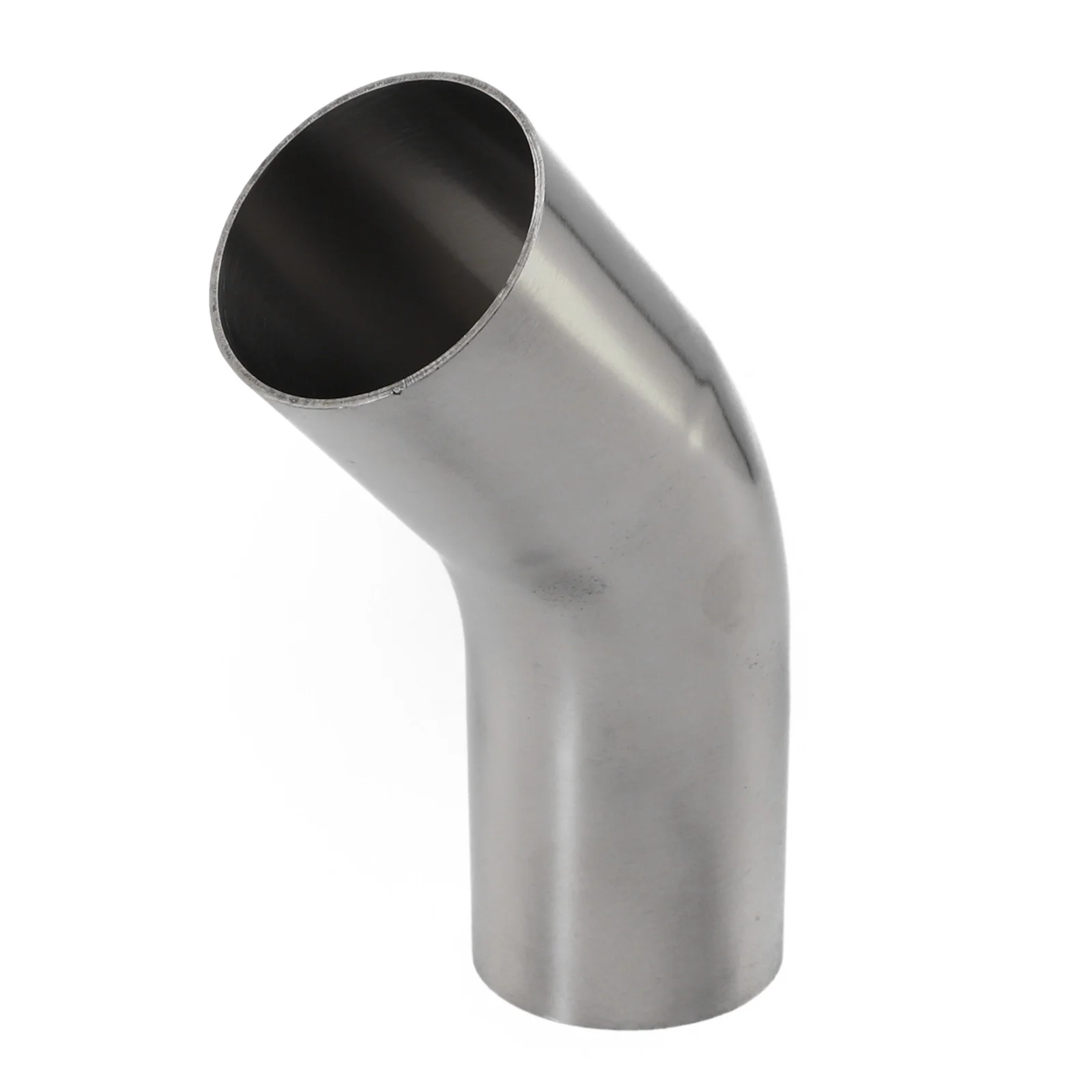 Elbow 45° Degree Bend Exhaust Pipe Versatile Stainless Steel Polished 19-51mm Automotive Exhaust Pipe Connection Fittings