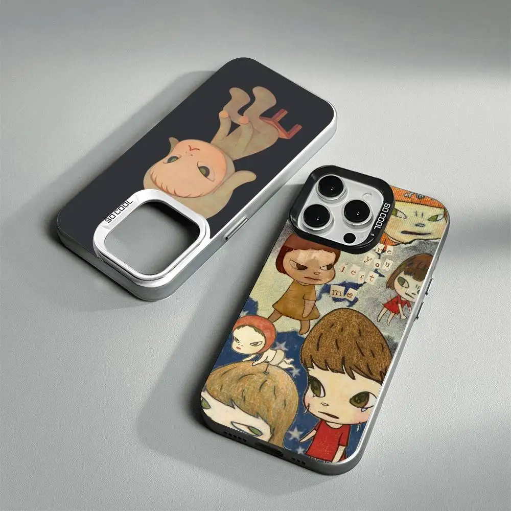 Japan Yoshimoto Nara Cartoon Girl Colorful Phone Case