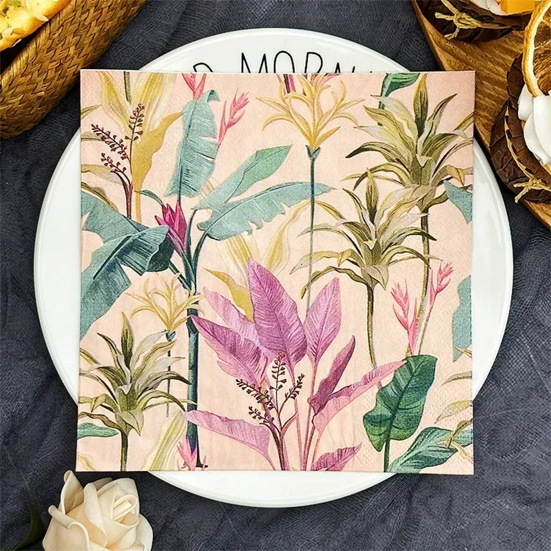 Paper Napkins Floral Printed 20 Sheets