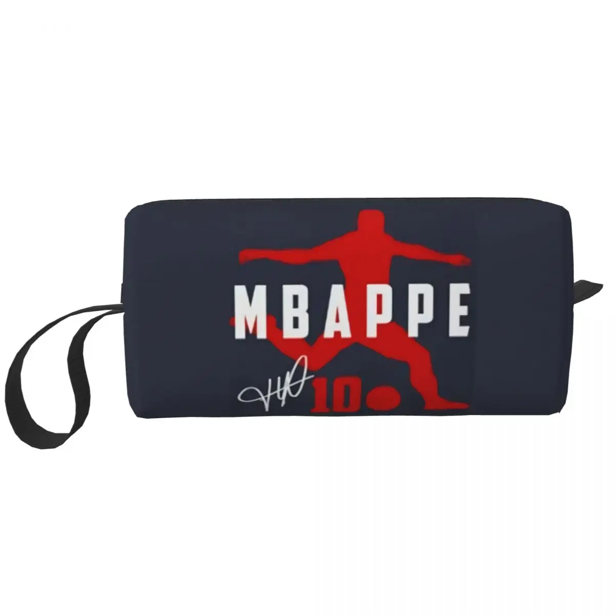 

Custom Fashion Mbappes Travel Toiletry Bag Women KM Football Soccer Cosmetic Makeup Bag Beauty Storage Dopp Kit