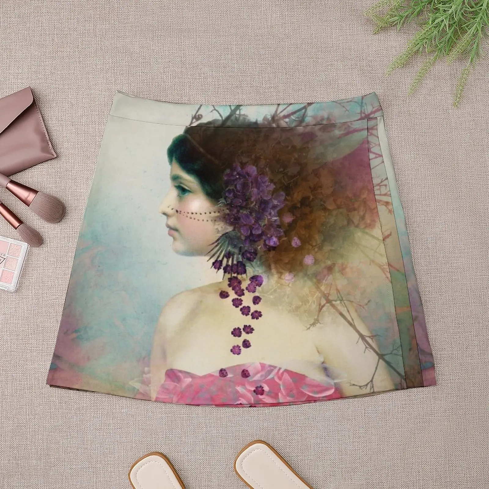 Portrait in Pastell 2 Mini Skirt skirt skirt Miniskirt clothes for woman japanese fashion