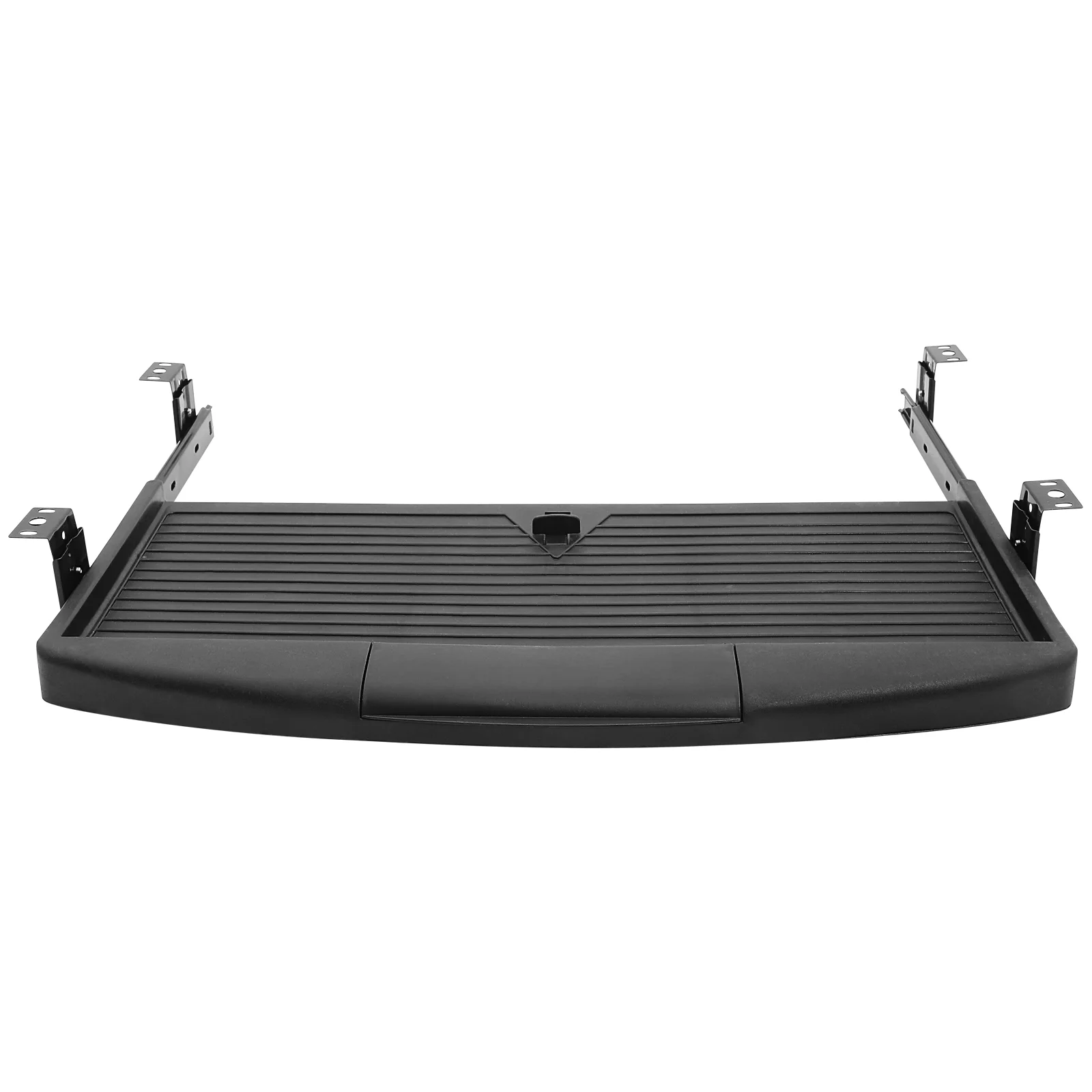 

Under Desk Keyboard Tray Ergonomic Slide Out Platform for Computer Mouse and Keyboard Black