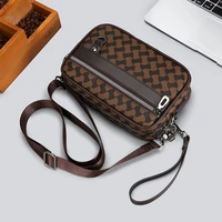 Fashion Brand Men Shoulder Bags Designer Wrist Pack Male Waist Packs Casual Travel Crossbody Bag phone purse Business Clutch Bag