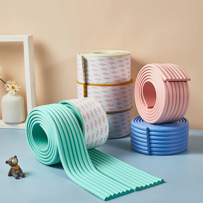 Table Corner Protector 1Pcs 2M Baby Anticollision Strip Child Safety Protection Soft Edge Corner Guards Pregnant Woman Anti-Bump Glass Table Bed Cover