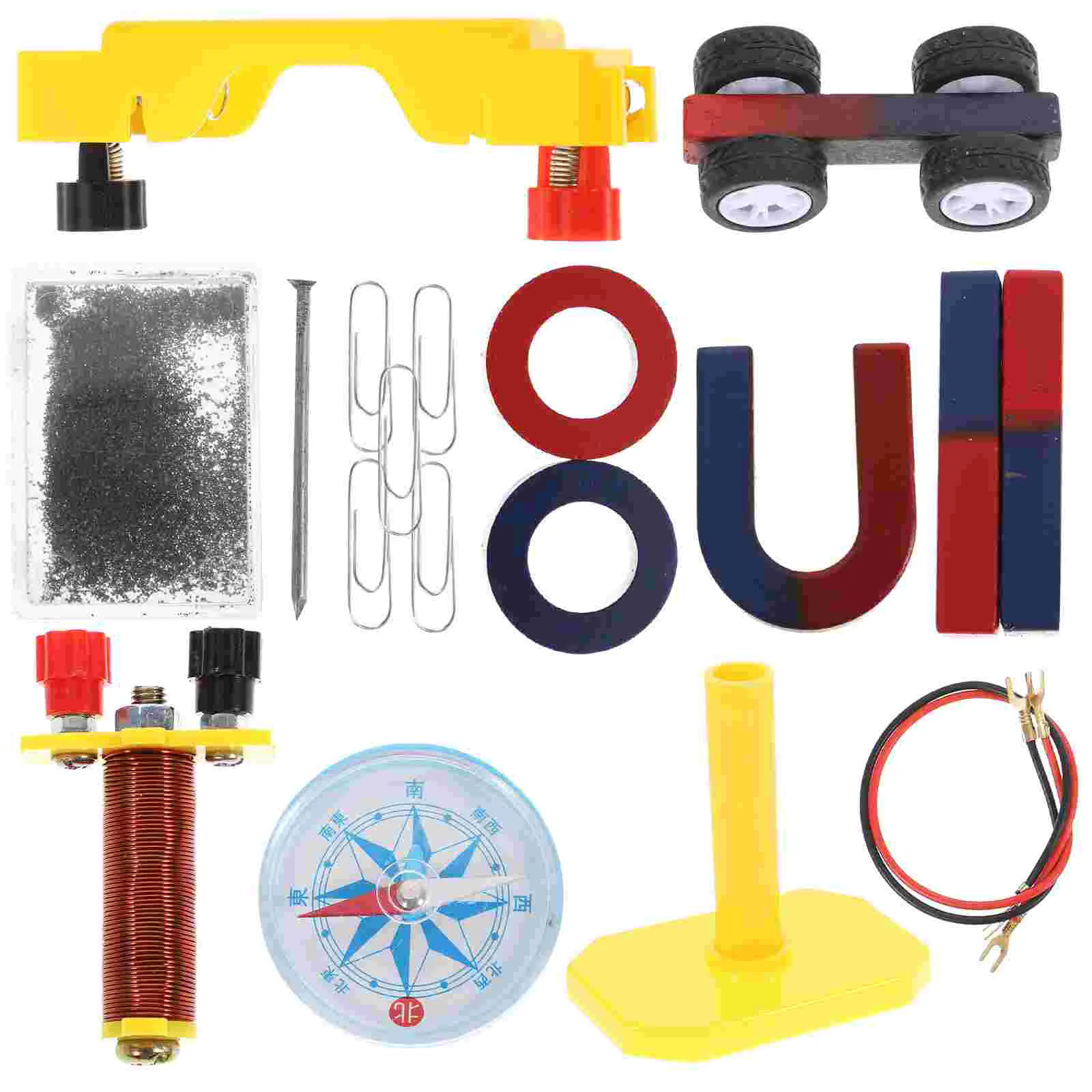 

Magnet Set Accessories Supplies Toddlers Toys Plastic Laboratory Student Magnetic