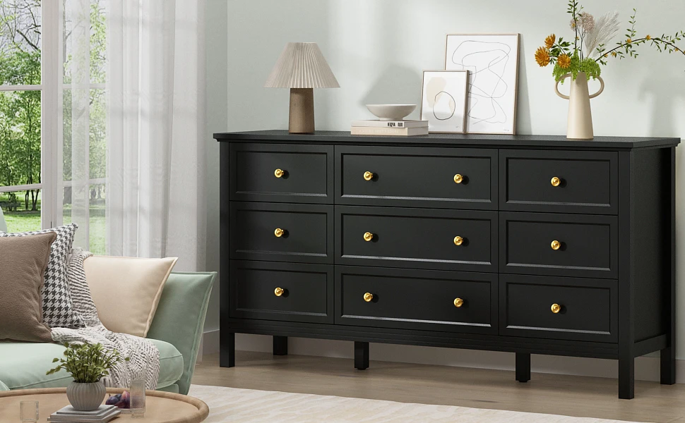 black dresser for bedroom