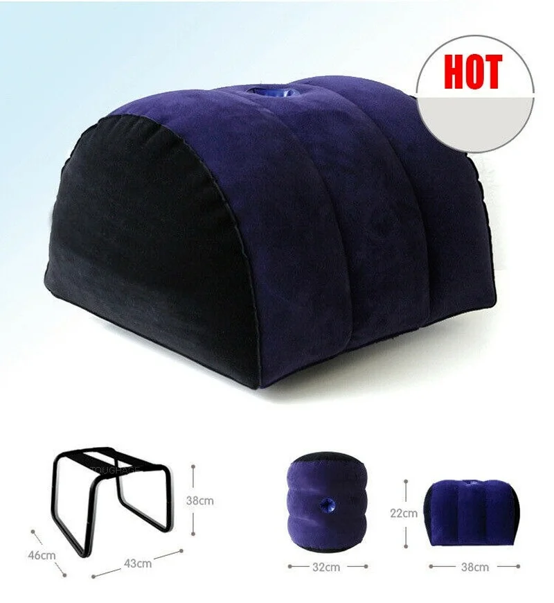 Sexual Furniture Inflatable Pillow Cushion Love Chair Bounce Elasticity Pillow Stool Sexy Tool Adult Product Sex Toys for Couple