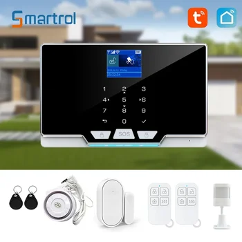 WiFi GSM Security Alarm System for Home Wireless Alarm Host work with Alexa Smart Life App Control