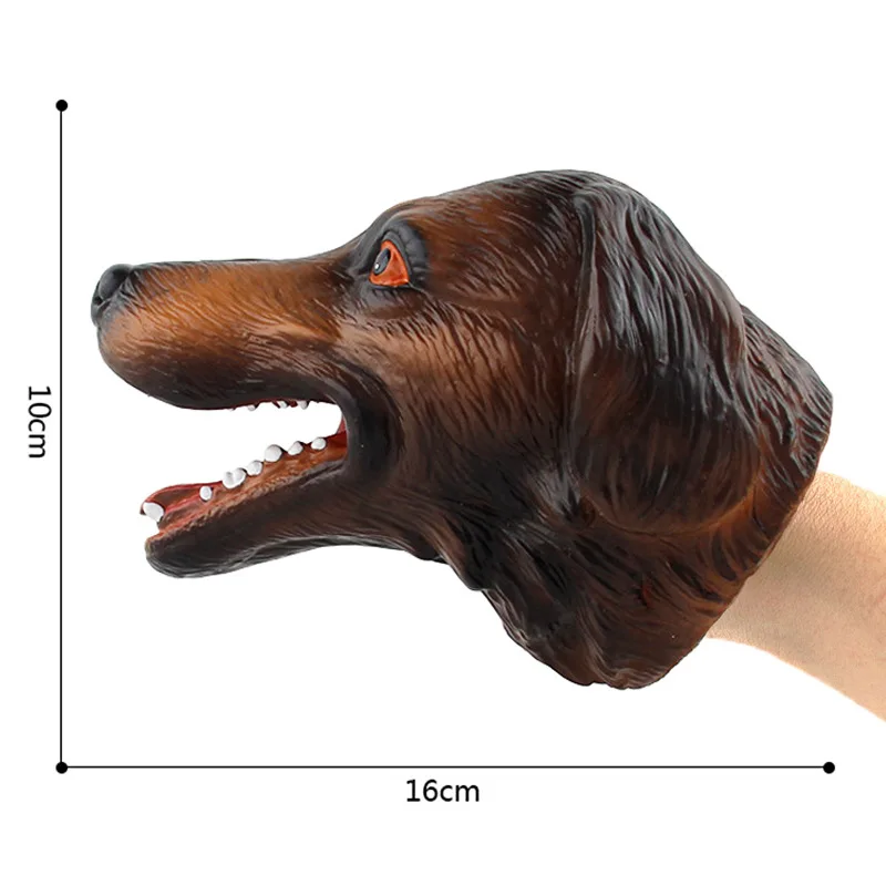 Funny Simulation Animal Hand Puppet Model Party Performance Props Kids birthday Gifts