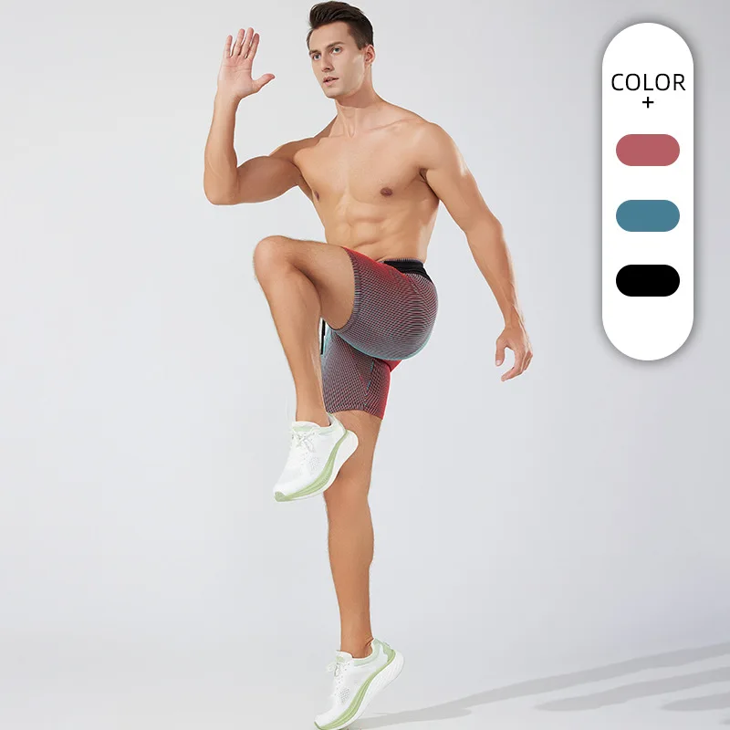 Compression Shorts Gym Man Double Deck Sports Fitness Shorts Male Sportswear Women Yoga Workout Marathon Sporty Running Bodybuilding Shorts