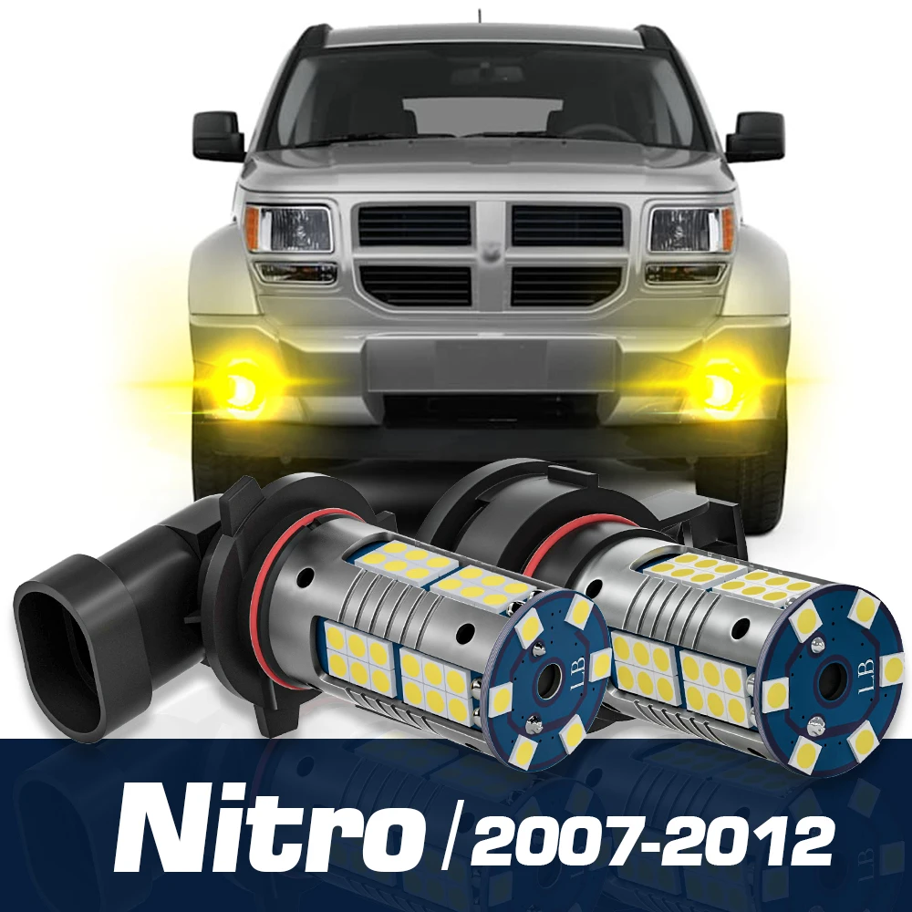 

2pcs LED Fog Light Canbus Accessories For Dodge Nitro 2007 2008 2010 2011 2012
