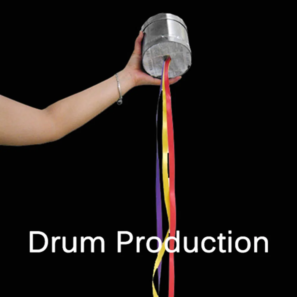 drum-production-truques-magicos-flor-de-papel-aparecendo-do-vazio-stage-street-truque-ilusao-mentalismo-prop