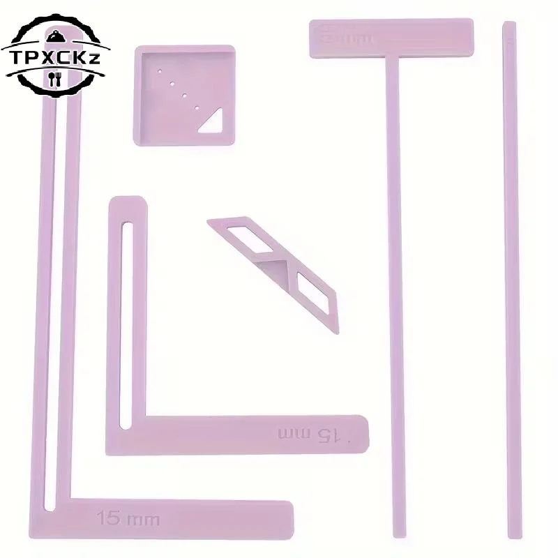 Set di 6 Strumenti Multifunzione per Scrapbooking, Kit per Realizzazione Copertine di Diari e Album, Posizionamento per Rilegatura Libri, Materiale Scolastico