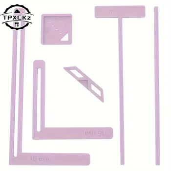 Set di 6 Strumenti Multifunzione per Scrapbooking, Kit per Realizzazione Copertine di Diari e Album, Posizionamento per Rilegatura Libri, Materiale Scolastico