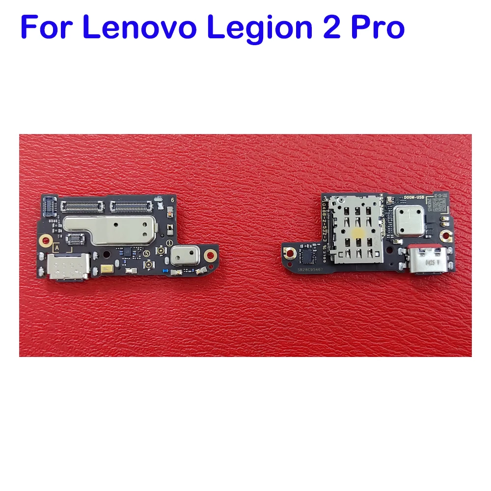 For Lenovo Legion 2 Pro Charge Port Connector sim card USB Charging Dock Board Flex Cable Original Legion2 |