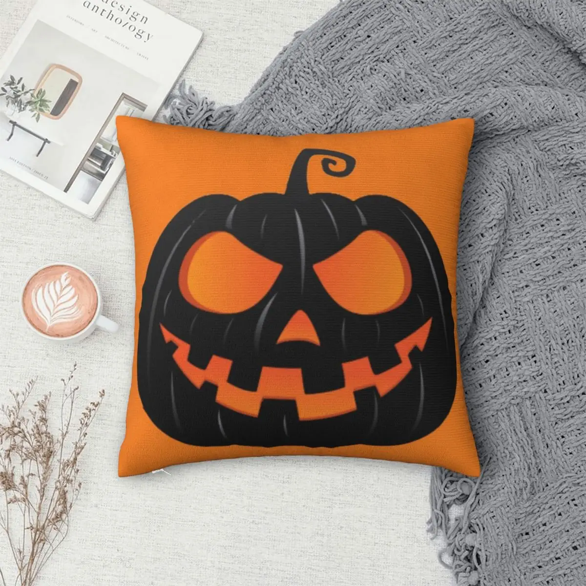 

Pumpkin Mouth Pillowcase Polyester Pillow Cover Cushion Comfort Throw Pillow Sofa Decorative Cushions Used for Home Bedroom Sofa