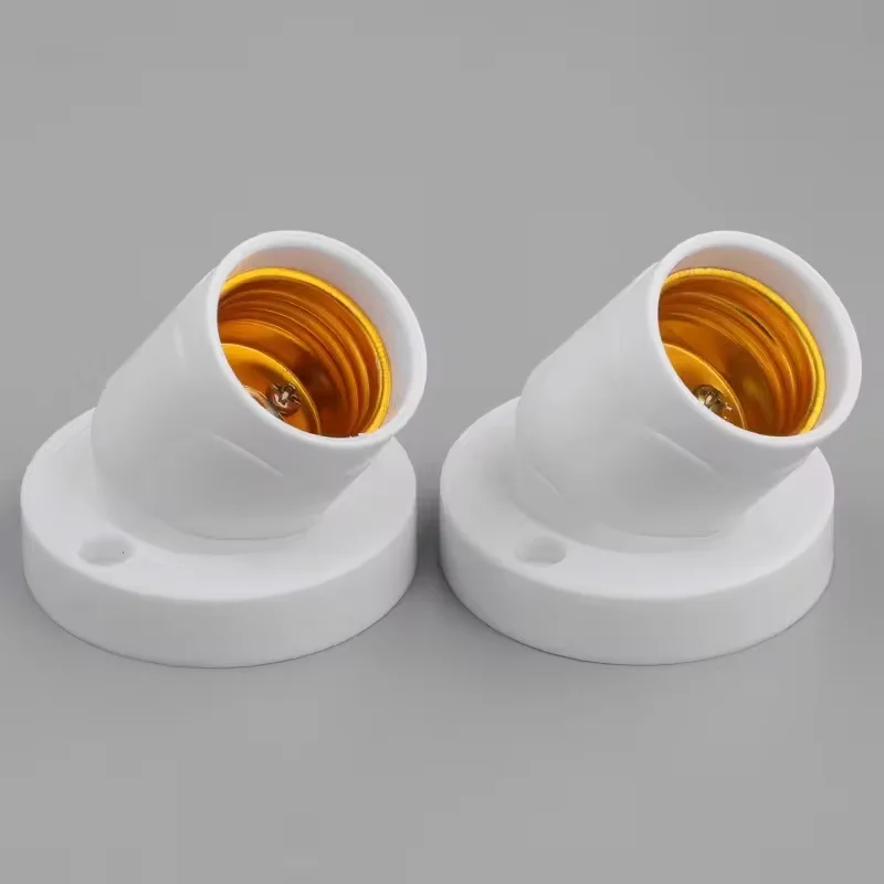 Rotatable E27 bulb holder 1pc 45 Degrees Rotation Modern Wall Lamps Sconces Wall Lights Decor For Bar Restaurant Home