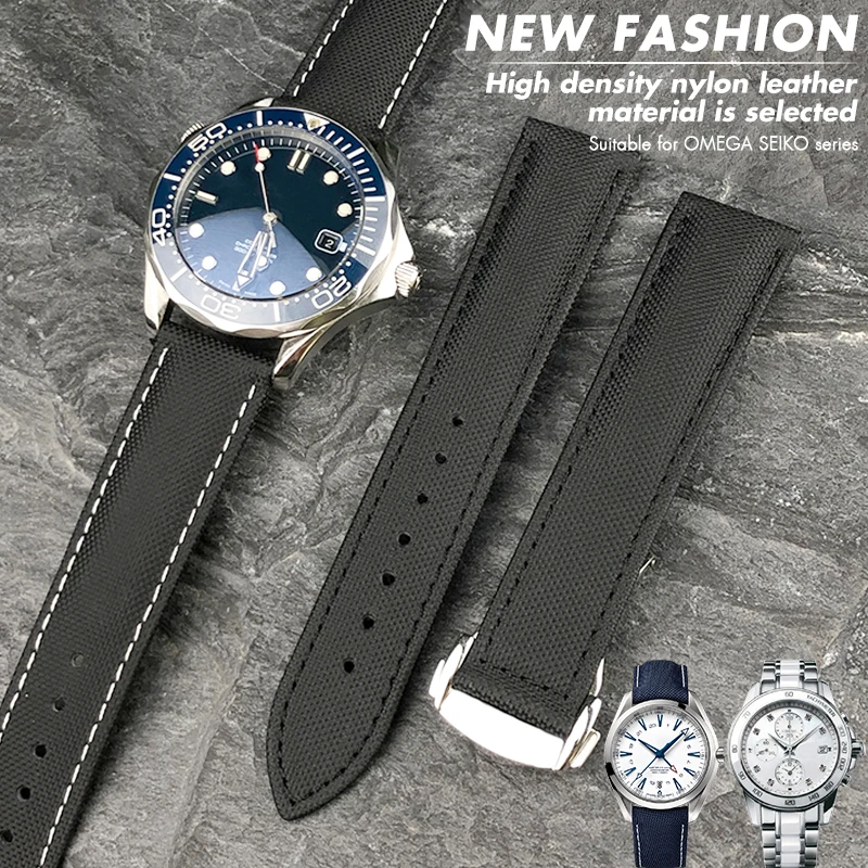 20mm 22mm Canvas Leather Bottom Watch 