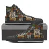 Classic US Route 66 High Top Canvas Shoes Men Breathable Outdoors Walking Sneakers Wild Printing Graffiti Shoes 4