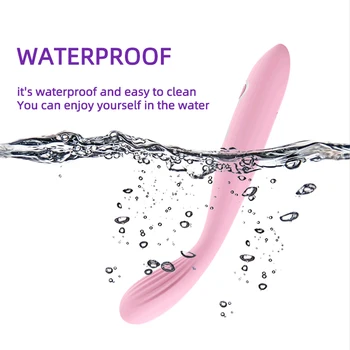 Beginner G-Spot Vibrator for Women 10 Modes Water Private Silicone Orgasm Dildo Vagina Female Sex Toys for Adult 2