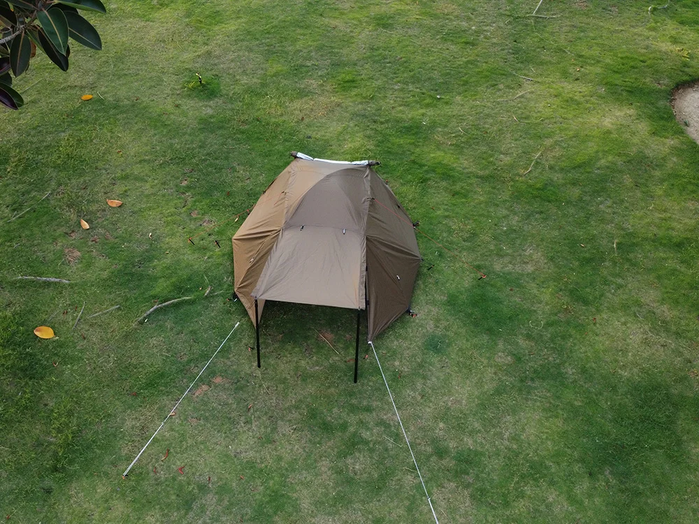 2層の防水キャンプテント,大容量,ハイキング,サバイバル