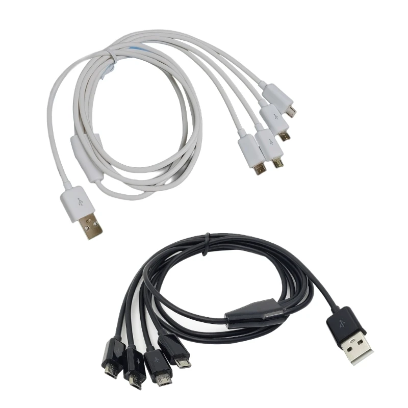 

Кабель-разветвитель Micro USB 4 в 1 USB-разъем-разъем Micro USB-разъем Шнур зарядного устройства
