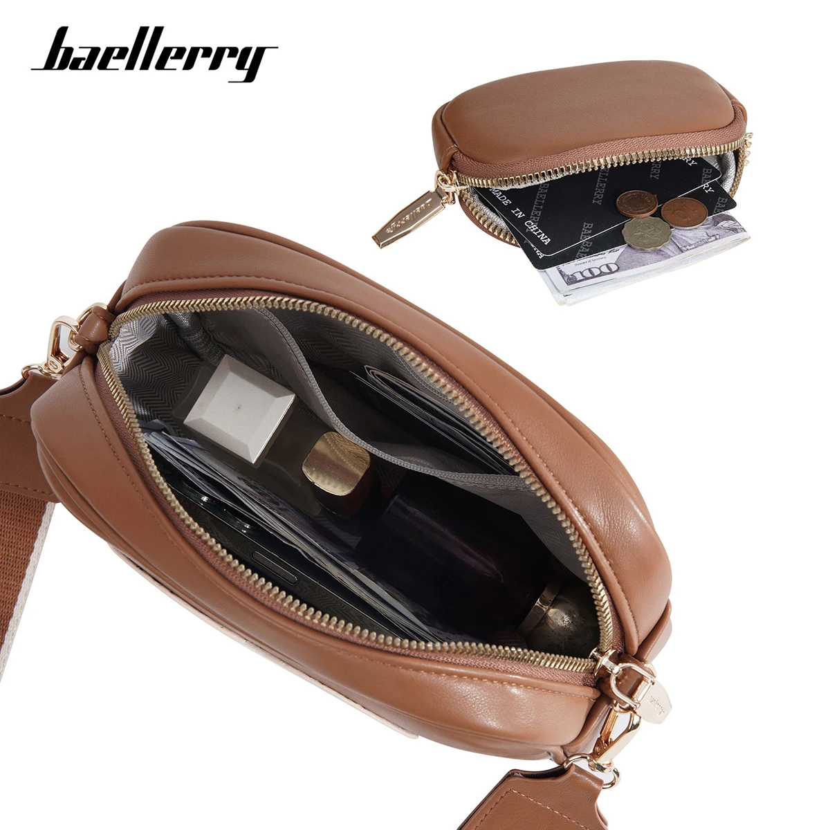 2025 PU Mother and Child Bag Set Women, Mini Geometric Crossbody Sling Bag with Adjustable Strap for Baby Essentials & Phone