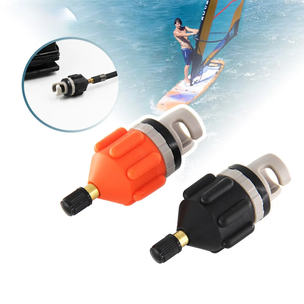 Air Valve Adapter Kayak Car Pump Inflatable Adapter Canoe Air Valve Pump Compressor Converter For SUP Board 1 4pcs air valve converter for inflatable kayak pump boat air valve adapter universal sup board inflator converter with 4 nozzle