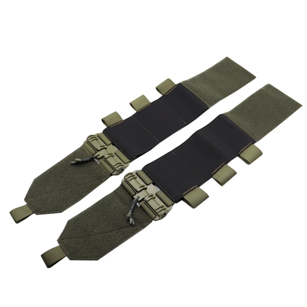 Vulpo taktische entfernungs weste schnell verschluss schnalle set jagd fcsk universal molle elastische kummer bund taille abdeckung weste ausrüstung