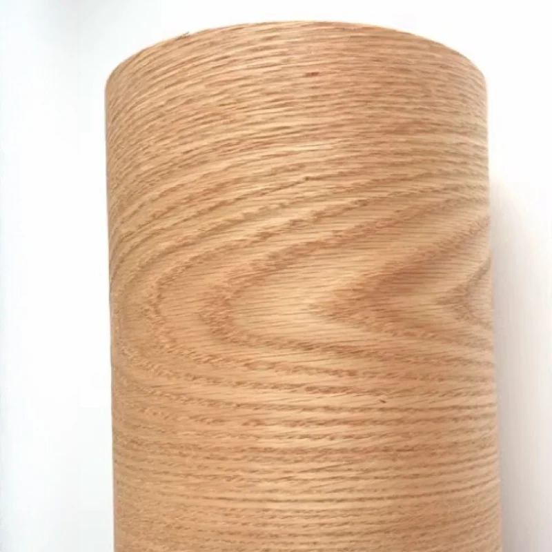 

Natural Red Oak Furniture Cabinet Veneer Marquetry Veneer Material L: 2-2.5Meters/pcs Width: 20cm T: 0.4-0.5mm