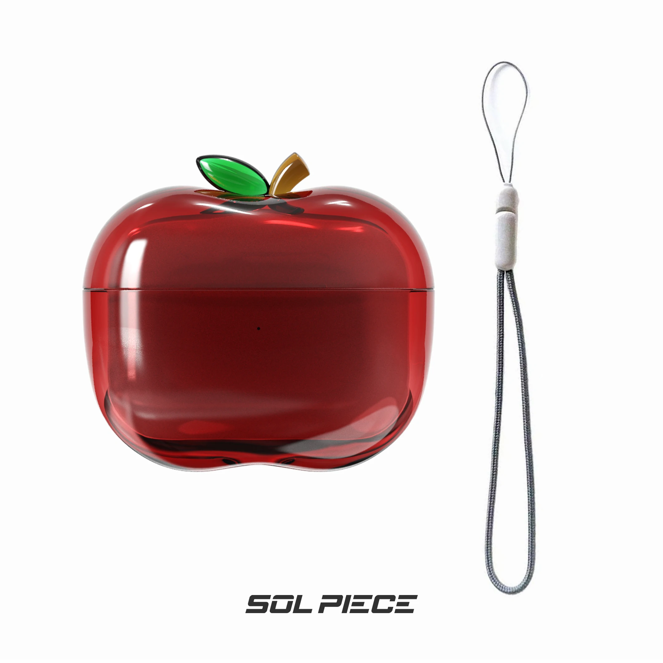 Transparent Drop-Proof TPU Soft Design Customized Personalized Fruit Earphone Case - Simple Style