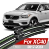 For Volvo XC40 2017-2023 Front Windshield Wiper Blades 2pcs Windscreen Window Accessories 2018 2019 2020 2021 2022 1
