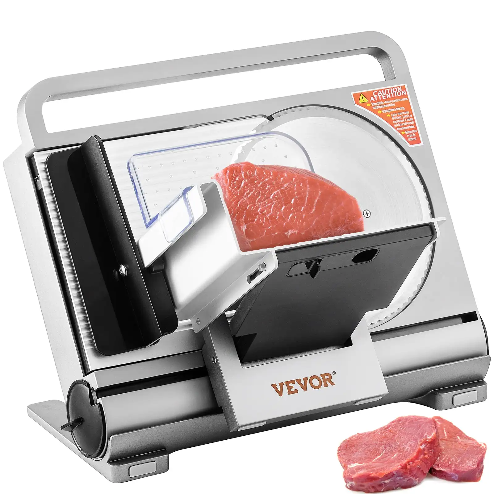 

7.5" Commercial Meat Slicer 45W Electric Deli Slicer for Meat Cheese Bread.USA.NEW