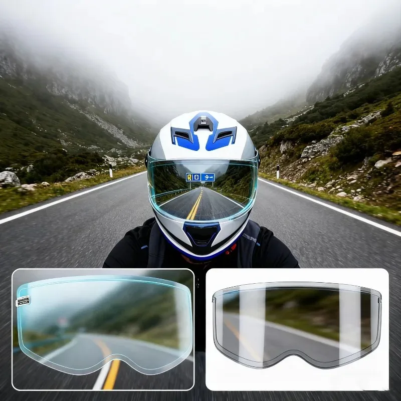 Rainproof and Anti-fog Film for Motorcycle Helmet Anti-Fogging Stickers for Riders  Winter Cold Weather Thin Motor Helmets Parts
