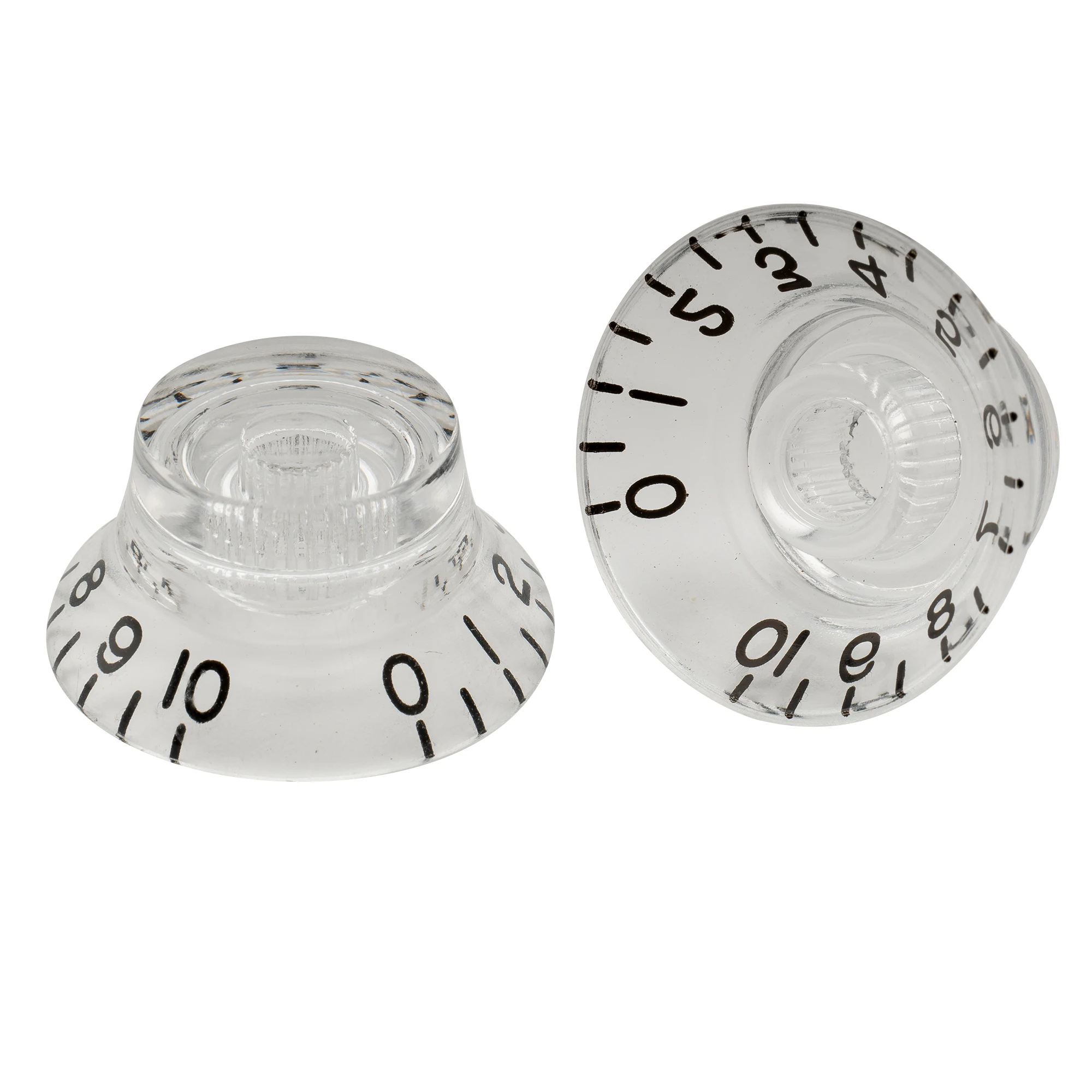 Musiclily Pro Inch Size Fine 24-Spline Top Hat Bell Knobs Tone Volume Control Knobs für USA LP SG E-Gitarre (4er-Set) – Detail 15