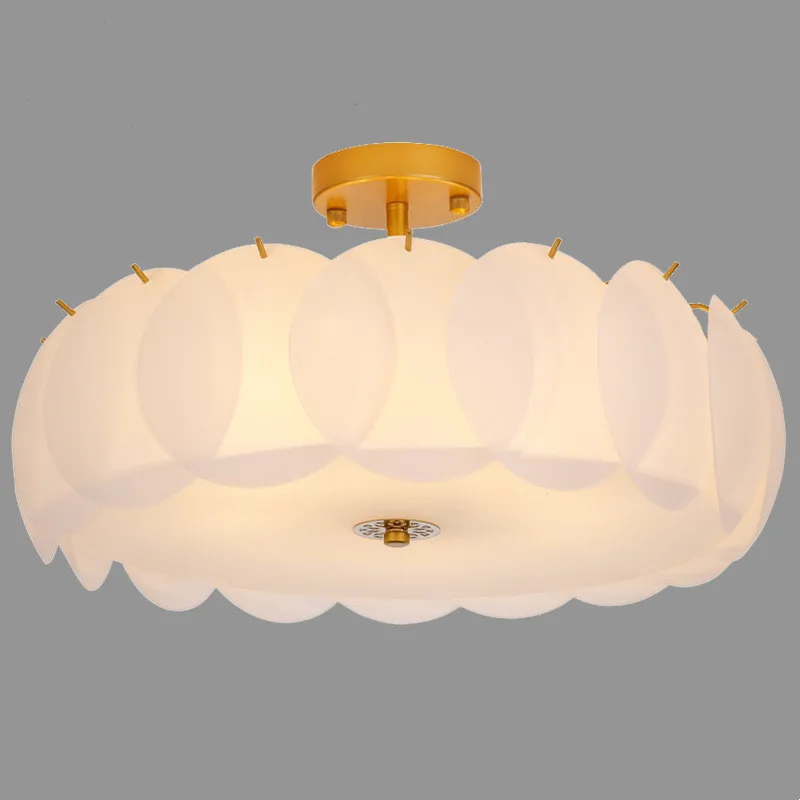 

2022 Luxury Glass Ceiling Chandelier Round Gold for Living Room Bedroom Bathroom Pendant Lighting Home Decor Lusters Luminaires
