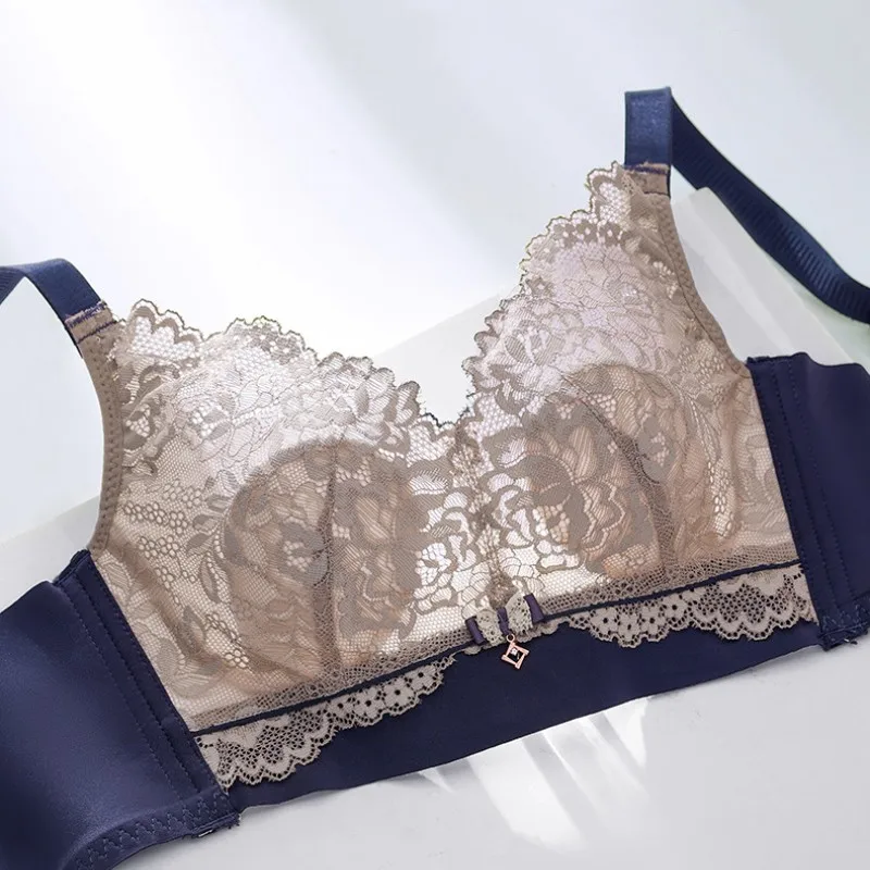 

Латексный бюстгальтер с кроличьими ушками, ультратонкое нижнее белье для женщин, складывается, не обвиснет, без стального кольца, бюстгальтер большого размера