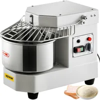 Commercial Food Mixer, 8.5Qt Capacity, 450W Dual Rotating Dough Kneading Machine with Food-grade Stainless Steel Bowl 1
